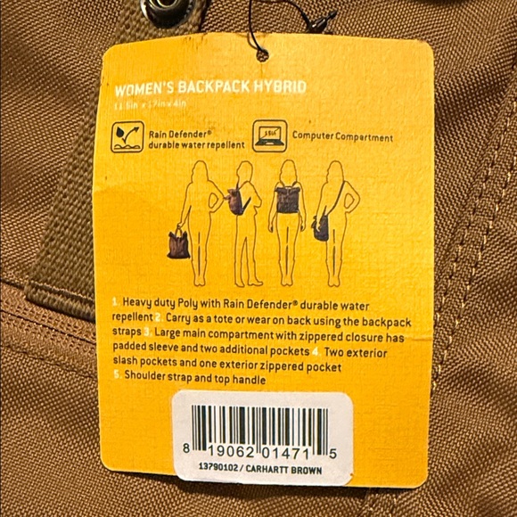 Carhartt Woman’s Backpack Hybrid - Picture 2 of 2